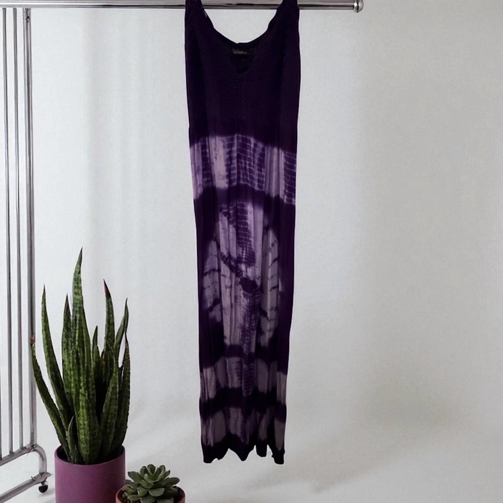 Purple Women's Tie Dye Dress